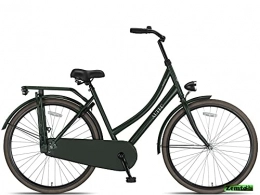 Hooptec Fahrräder Hooptec Roma 28 Zoll Omafiets 53 cm Army Grün mit gratis Handbremse & Reflektoren