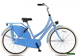 Hooptec Fahrräder Hooptec Roma 28 Zoll Omafiets 53 cm Frozen Blau + gratis Handbremse% Reflektoren