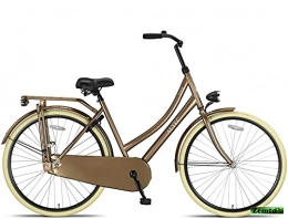 Hooptec Fahrräder Hooptec Roma 28 Zoll Omafiets 53 cm Wood mit Vorderradbremse und Reflektoren