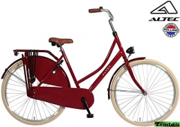 Hoptec Fahrräder Hoptec Damen Hollandrad Altec London 28 Zoll Omafiets 55 cm Maroon Rot