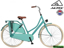 Hoptec Fahrräder Hoptec Damen Hollandrad Altec London 28 Zoll Omafiets 55 cm Ocean Green