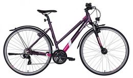 Kreidler City Kreidler Stack 28'' 2.0 Street Shimano TX 800 24 Gang MTB Fahrrad (Damen Trapez Violett, 28 Zoll 19.5 Zoll (50 cm))