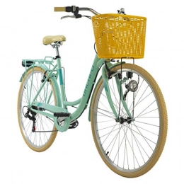 KS Cycling Fahrräder KS Cycling Damenfahrrad 28'' Cantaloupe Mint mit Korb Dacapo RH 48 cm