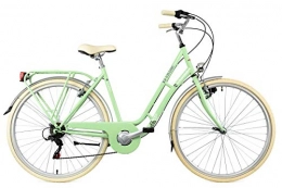 KS Cycling Fahrräder KS Cycling Damenfahrrad Cityrad 28'' Casino grün 6 Gänge RH 51 cm