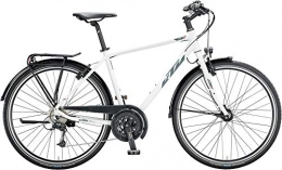 KTM Fahrräder KTM Life LITE, 27 Gang Kettenschaltung, Herrenfahrrad, Diamant, Modell 2020, 28', White matt (Grey+red), 46 cm