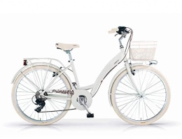 MBM Fahrräder MBM Primavera Mono 28 All 6 V, Unisex-Fahrrad für Erwachsene, elfenbeinfarben, A11, XX