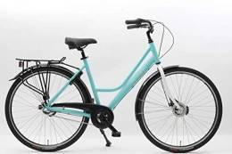 MEDANO Fahrräder MEDANO Stadtfahrrad Adventure | 28 Zoll | 3 Gänge | Rahmen 20" | Blau | mit Kofferraum | Bequemer Sattel und breites Lenkrad | Perfekt für Stadtfahren