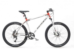 MEDANO Fahrräder MEDANO Trekkingfahrrad Phonton 01 | 26 Zoll | Rahmen 17" | Weiß-Orange | 27 Gänge | Hervorragende Traktion der Räder | Scheibenbremsen | Ideal in den Bergen