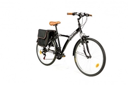 Moma Bikes City Moma Bikes Hybrid 26 Fahrrad, Schwarz, One Size