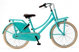 Nogan Fahrräder Nogan Vintage N3 Transportfahrrad | Mädchenfahrrad | 3 Gänge | 26 Zoll | Für Mädchen von 10-14 Jahren | Türkis | Mit Frontträger