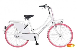 Plezier Fahrräder Plezier Damen Hollandrad 26 Zoll Select-ZD 3-Gang Weiß 49 cm