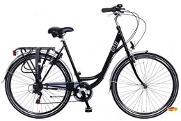 Plezier Fahrräder Plezier Damen Hollandrad 28 Zoll City 6SP Schwarz 49 cm