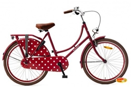Plezier Fahrräder Plezier Damen Hollandrad 3 Gang 24 Zoll Rot