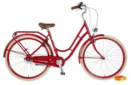Plezier Fahrräder Plezier Damen Hollandrad Swing N3 Rot 28 Zoll