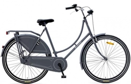 Plezier Fahrräder Plezier Omafiets Basic Damenrad 28 Zoll matt grau 50 cm