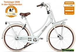 Plezier Fahrräder Plezier Testsieger, Damen Hollandrad 3-Gang Daily Dutch Prestige Shadow Green 50 cm Trommellbremsen