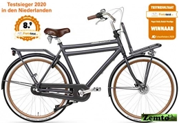 Plezier Fahrräder Plezier Testsieger, Herren Hollandrad 3-Gang Daily Dutch Prestige Petrol blau 57 cm Trommellbremsen
