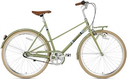 POPAL Fahrräder Popal Cityräder Damen Capri N3 28 Zoll 57 cm Damen 3G Rücktrittbremse Grün