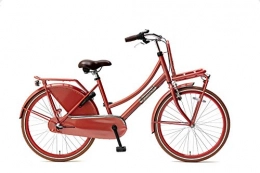 POPAL Fahrräder POPAL Daily Dutch Basic+ 24 Zoll 42 cm Mädchen 3G Rücktrittbremse Rot