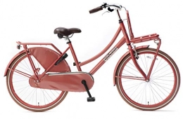 POPAL Fahrräder POPAL Daily Dutch Basic 24 Zoll 42 cm Mädchen Rücktrittbremse Rot