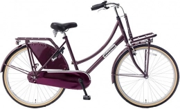 Unbekannt Fahrräder POPAL Daily Dutch Basic 26 Zoll 46 cm Mädchen Rücktrittbremse Violett