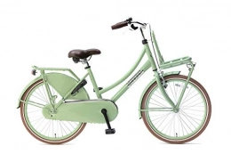 POPAL Fahrräder Popal Daily Dutch Basic Kinderfahrräder Mädchen 22 Zoll 36 cm Mädchen Rücktrittbremse Grün