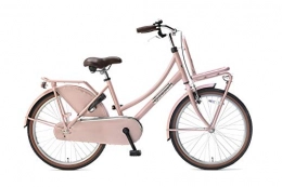 POPAL Fahrräder Popal Daily Dutch Basic Kinderfahrräder Mädchen 22 Zoll 36 cm Mädchen Rücktrittbremse Mattschwarz