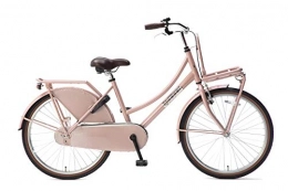 POPAL Fahrräder Popal Daily Dutch Basic Kinderfahrräder Mädchen 24 Zoll 42 cm Mädchen Rücktrittbremse Lachsfarben