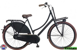 POZA Fahrräder POZA Damenrad Carrier 28 Zoll schwarz-matt 50 cm
