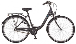 Prophete Fahrräder Prophete Unisex – Erwachsene GENIESSER 20.BSC.10 City Bike 28" Fahrrad, schwarz, RH 50