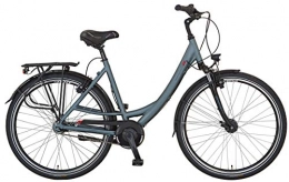 Prophete City Prophete Unisex – Erwachsene GENIESSER 9.6 City Bike 28" Cityfahrrad, grau matt, RH 52 cm