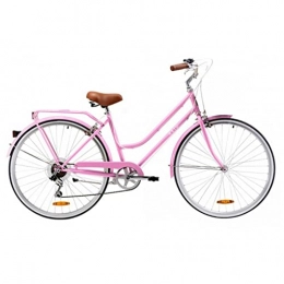 Reid Fahrräder Reid Damen Classic 7-Gang Fahrrad, Blush Pink, 42