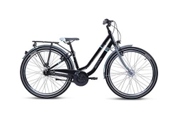 S COOL Fahrräder S COOL Chix Twin Alloy 26 Zoll Damenrad 7-Gang Nabenschaltung mit Rücktrittbremse schwarz