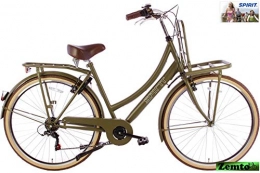 Spirit Fahrräder Spirit Damenrad Transporter 6 Gang Army-Grün 28 Zoll 53 cm