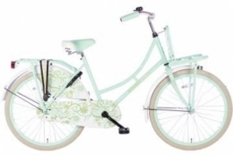 Spirit Fahrräder SPIRIT Mädchenrad Omafiets Grün 24 Zoll