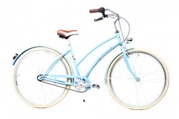 SPRICK Fahrräder Sprick 28 Zoll Damen Fahrrad Nostalgie City Bike Shimano 3 Gang Nexus Rücktritt blau