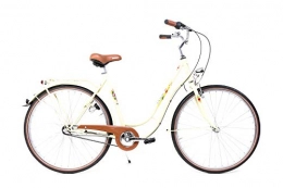 SPRICK Fahrräder Sprick 28 Zoll Damen Fahrrad Tourenrad 3 Gang Shimano Nexus Retro Classic Pastell gelb