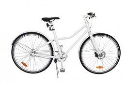 Tom & Jerry Fahrräder Tom City Bike Deluxe 26 Zoll 45 cm Unisex 2G Scheibenbremse Weiß