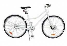 Tom & Jerry Fahrräder Tom City Bike Deluxe 28 Zoll 48 cm Unisex 2G Scheibenbremse Weiß