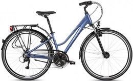 KROSS Fahrräder Trekkingrad Kross Trans 4.0 blau / weiß glänzend 2021
