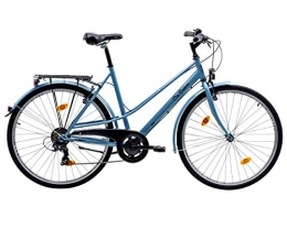 tretwerk DIREKT gute Räder Fahrräder Tretwerk City Explorer 28 Zoll Citybike Damen Blau 50 cm, M