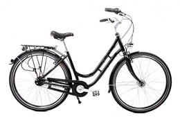 Unbekannt City Unbekannt 28" Zoll Alu VAUN Damen Fahrrad City Bike Shimano Nexus 8 Gang Nabendynamo Black