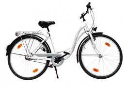 Unbekannt Fahrräder Unbekannt NEUZER Damen Cityrad Citybike CTB 26 Zoll 3 Gang Shimano StVZO-Ausstattung wei