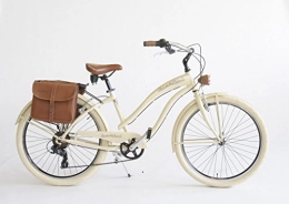  Fahrräder VENICE - I love Italy Cruiser 26 Zoll Sun ON The Beach Lady beige