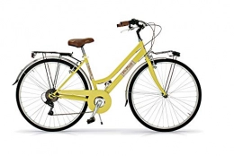 Via Veneto Fahrräder Via Veneto 605 lady, Stahlrahmen, 6 Gänge, Vintage Retro, 700C Räder, gelb