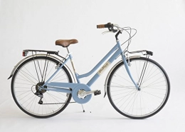 Via Veneto Fahrräder Via Veneto Damen-Fahrrad 605 Made in Italy (Blau Mama Nicht Mama)