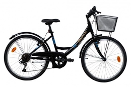 VTC Fahrräder VTC 24 Zoll Mädchen Bahia – 6 Gänge – Bremsen V-Brake Ausrüstung City
