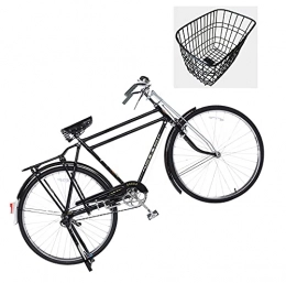 Wxnnx Adult Bike Hybrid Cruiser im Retro-Stil, 28-Zoll-Single-Speed-Stahl-Durchstiegsrahmen, Dutch Bike Outdoor Sports Urban Bicycle