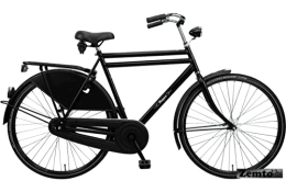 Zemto Fahrräder Zemto Herren Hollandrad 28 Zoll Burgers Nostalgia, konfigurierbar, Hier das Basismodel in schwarz Glanz