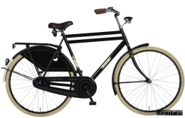 Zemto Fahrräder Zemto Herren Hollandrad 28 Zoll Burgers Retro, konfigurierbar, Hier das Basismodel in schwarz Glanz